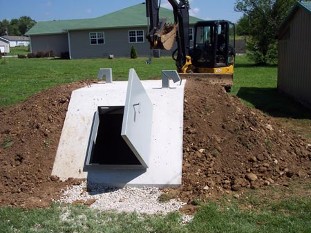 Above and In Ground Storm Shelters - Del Zotto Precast Concrete